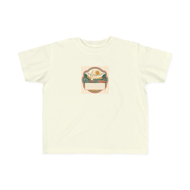 Camiseta personalizada para reunión de barbacoa infantil / Camiseta para barbacoa familiar, nombre personalizado imagen 2
