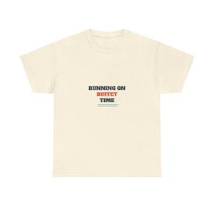 Running on Buffet Time Shirt, Funny Cruise Vacation Tee image 3