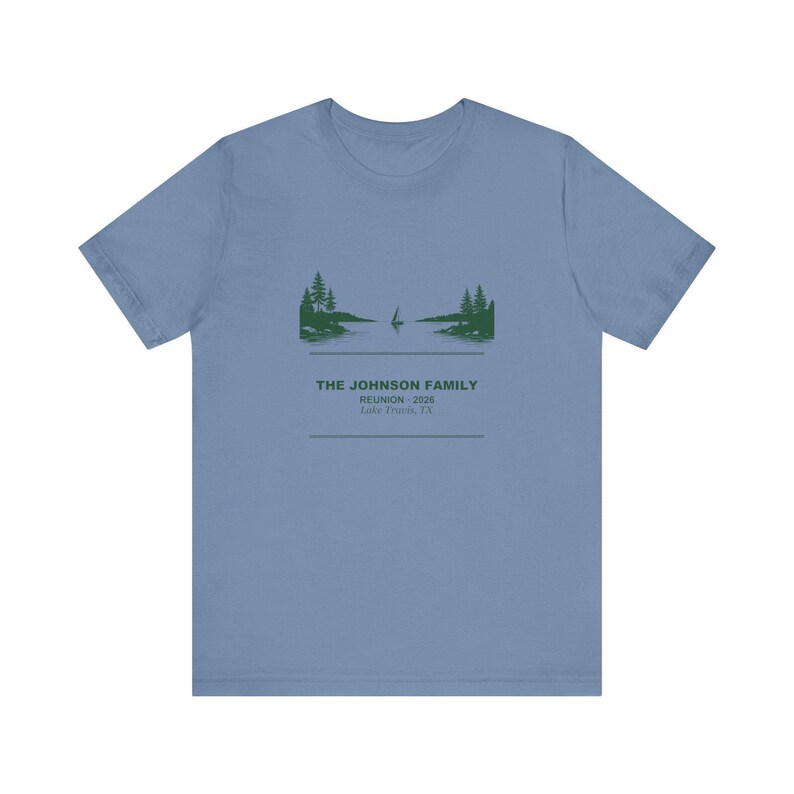 Family Reunion Shirt Personalized Lake House 2026 Custom Name Matching Group Tee image 2