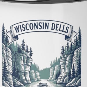 Personalized Family Reunion Enamel Mug, Wisconsin Dells 2026 Custom Camp Coffee Cup image 3