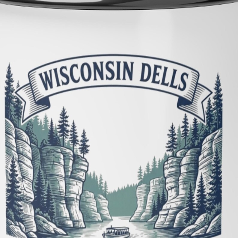 Personalized Family Reunion Enamel Mug, Wisconsin Dells 2026 Custom Camp Coffee Cup image 3