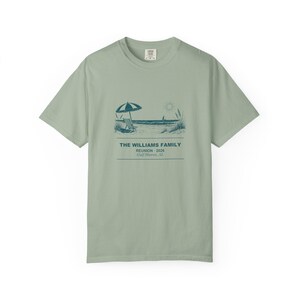 Personalized Family Reunion Beach Shirt 2026, Custom Name Matching Group Tee, Vacation Family Outing image 2
