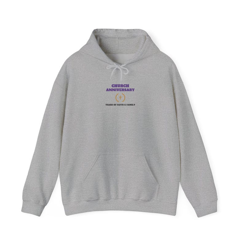 Church Anniversary Hoodie Personalized | Custom Church Name Sweatshirt, Year & Est. image 4