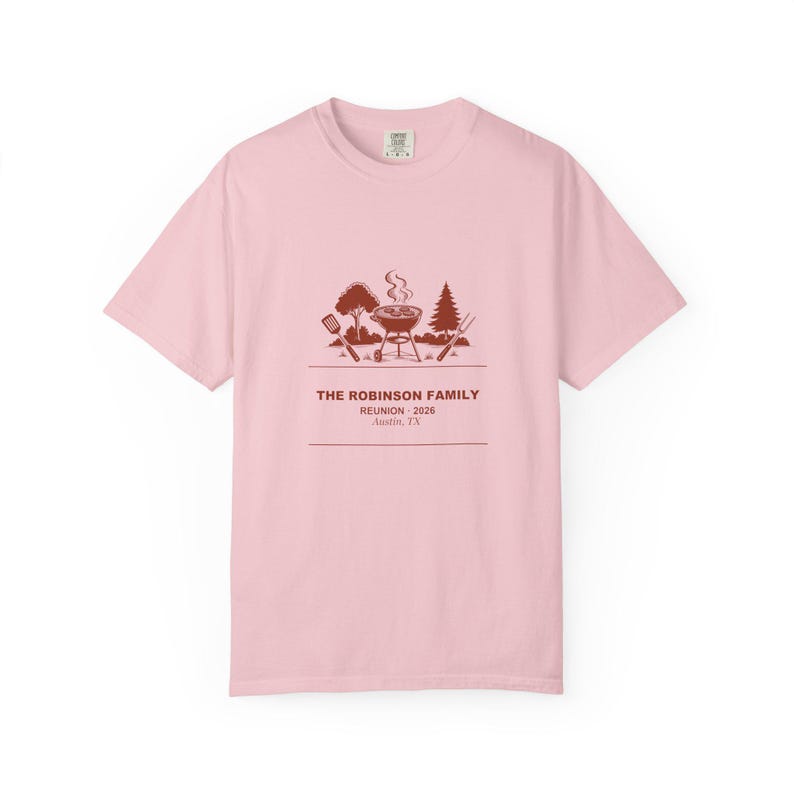 Backyard BBQ Family Reunion Shirt Personalized 2026, Custom Name Matching Reunion Tee, Summer Cookout Group Family Gathering Gift Idea imagem 5