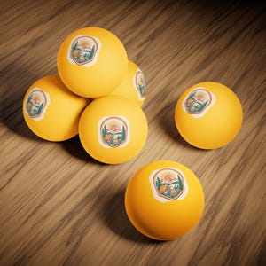 Parks Reunion Family Ping Pong Balls 6pc Set, Family Reunion Party Favor Gift, Custom Reunion Game Night, Reunion Table Game Activity Kit image 8