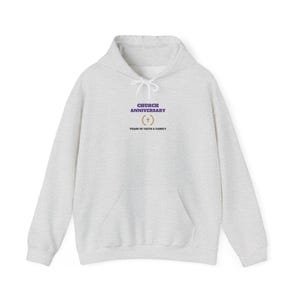Church Anniversary Hoodie Personalized | Custom Church Name Sweatshirt, Year & Est. image 3
