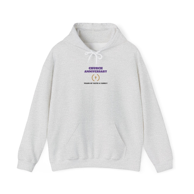 Church Anniversary Hoodie Personalized | Custom Church Name Sweatshirt, Year & Est. image 3