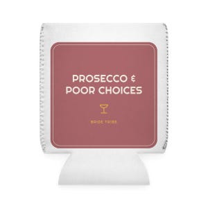 Funny Prosecco Bachelorette Koozie, Personalized Can Cooler for Bridal Party Gifts, Wedding Party Favor, Custom Drink Koozie, Girls Night image 2