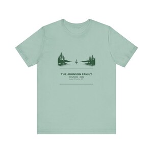 Family Reunion Shirt Personalized Lake House 2026 Custom Name Matching Group Tee image 4