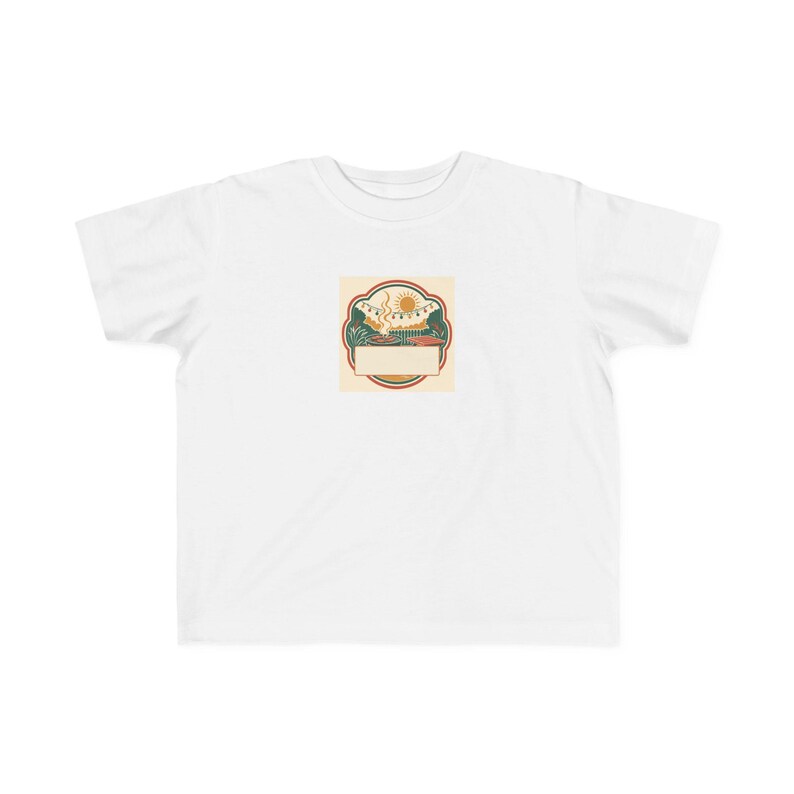 Camiseta personalizada para reunión de barbacoa infantil / Camiseta para barbacoa familiar, nombre personalizado imagen 1