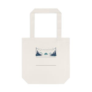 Personalisierte Tragetasche für Familientreffen, Strandtasche aus Baumwoll-Canvas mit Namensaufdruck, Geschenkidee für Sommerpartys mit der Familie, Passender Urlaub 2026 Bild 1