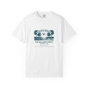 Personalized Family Reunion Shirt, Myrtle Beach 2026 Matching Custom Name Tee image 3