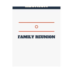 Family Reunion Welcome Sign Bold Poster Personalized | Custom Name, Year & Location Bild 18