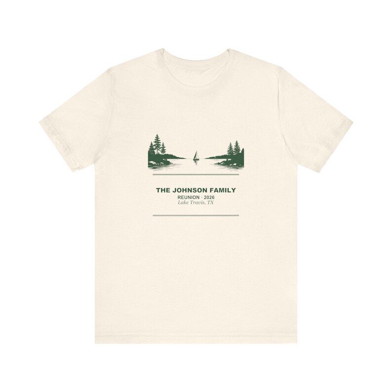 Family Reunion Shirt Personalized Lake House 2026 Custom Name Matching Group Tee image 3