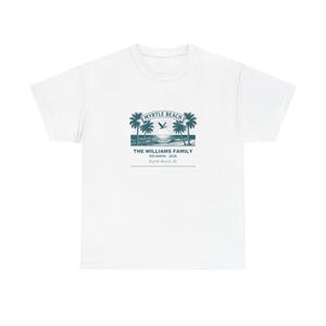Family Reunion 2026 Shirt Myrtle Beach, Custom Name Matching Group Tee, Personalized Beach Vacation T-Shirt, Family Gathering Gift Idea image 3