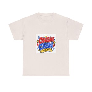 Custom Cousin Crew Reunion T Shirt 2026, Personalized Family Matching Tee, Squad Gift Top Design, Celebration Keepsake Apparel Piece image 5