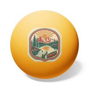 Lake Reunion Family Ping Pong Balls 6 Pack Party Favor Game Night, Custom Reunion Game Gift, Outdoor Picnic Activity Balls, Custom Favor image 5