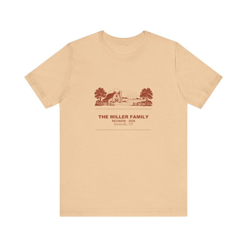 Personalized Family Reunion Shirt Farm 2026 Custom Name Matching Group Tee image 4