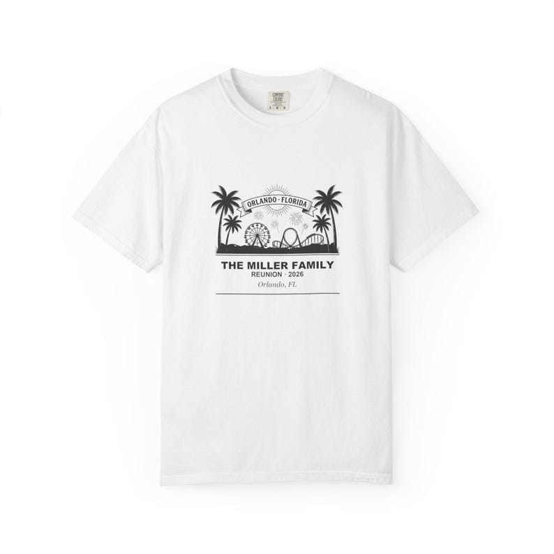 Personalized Orlando 2026 Family Reunion Tee, Custom Matching Group Vacation Shirt, Reunion Group Gift Idea, Family Trip Event Apparel Bild 3