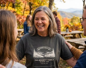 Personalized Family Reunion Shirt, Custom Name Asheville 2026 Matching Group Tee