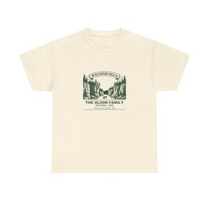 Personalized Family Reunion Shirt 2026 Wisconsin Dells, Custom Name Matching Family Tee afbeelding 4