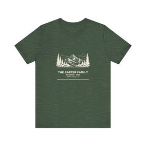 Personalized Family Reunion Mountain Shirt 2026, Custom Name Matching Vacation Tee, Group Reunion T-Shirt Gift, Family Trip Outfit Idea image 5