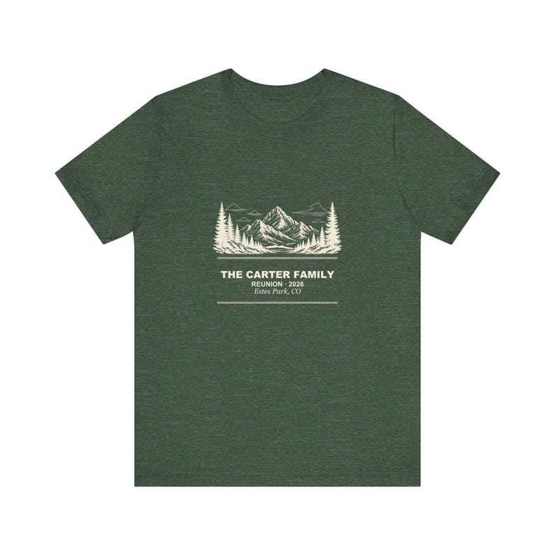 Personalized Family Reunion Mountain Shirt 2026, Custom Name Matching Vacation Tee, Group Reunion T-Shirt Gift, Family Trip Outfit Idea image 5