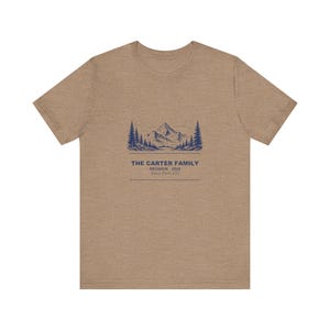 Personalized Family Reunion Mountain Shirt 2026, Custom Name Matching Vacation Tee, Group Reunion T-Shirt Gift, Family Trip Outfit Idea image 3