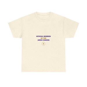 Official Member of the Amen Corner Shirt, Funny Church Tee immagine 3