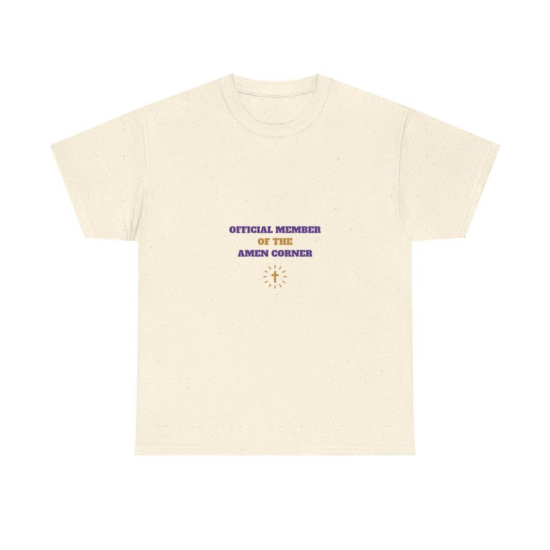 Official Member of the Amen Corner Shirt, Funny Church Tee immagine 3