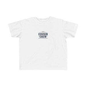 Toddler Cousin Crew Shirt Personalized | Family Reunion Tee, Custom Name & Year image 1