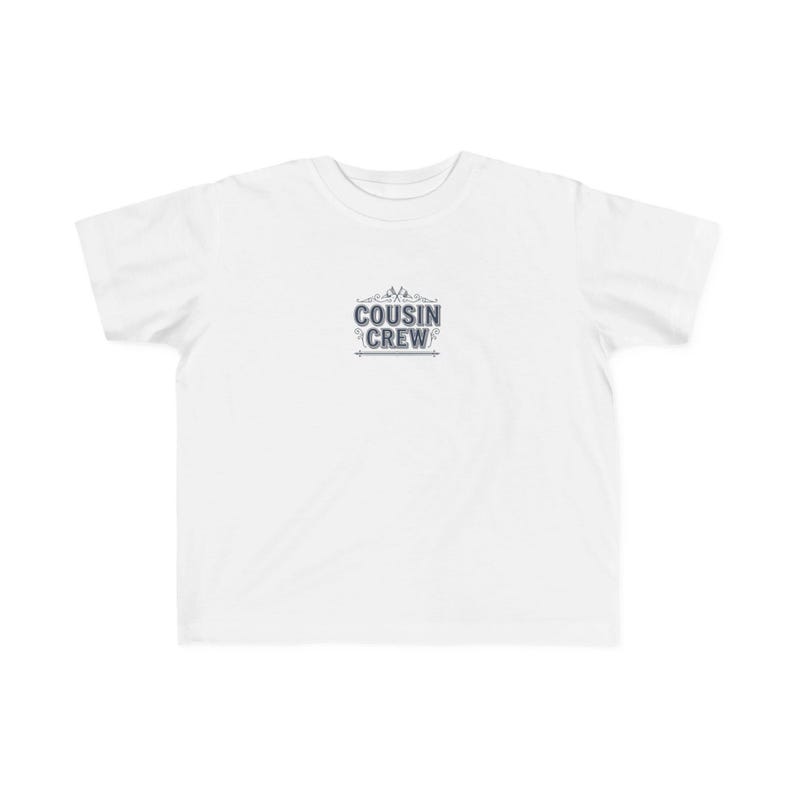 Toddler Cousin Crew Shirt Personalized | Family Reunion Tee, Custom Name & Year image 1