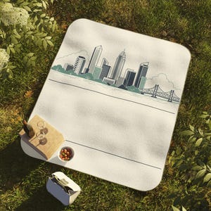 Personalized City Weekend Family Reunion Picnic Blanket | Custom Family Name, Year & Location | Matching Reunion Gift 2026 image 6