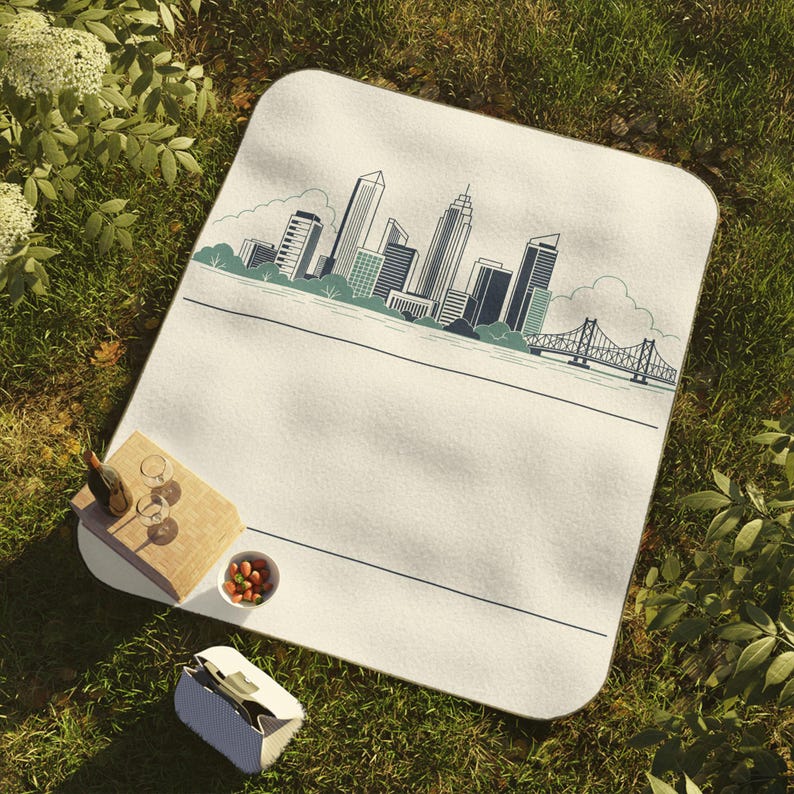 Personalized City Weekend Family Reunion Picnic Blanket | Custom Family Name, Year & Location | Matching Reunion Gift 2026 image 6
