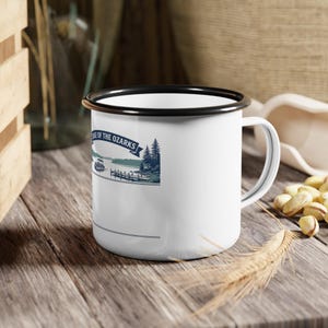 Personalized Lake of the Ozarks 2026 Family Reunion Enamel Mug, Custom Camp Cup, Camping Coffee Mug, Family Vacation Keepsake, Matching Reun image 1