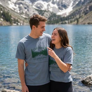 Personalized Family Reunion Shirt Lake Tahoe 2026, Custom Name Matching Tee Bild 1