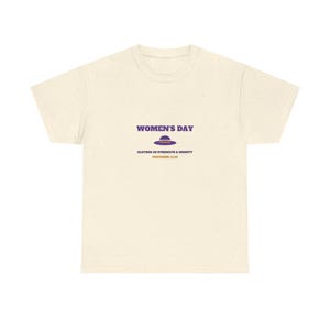 Affordable Women's Day Church Shirt Personalized | Purple and Gold, Custom Church Name & Year bild 3