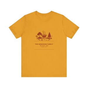 Personalized Family Reunion BBQ Shirt, Custom Name Backyard Reunion Cookout Tee, Matching Family Summer Tee, 2026 Reunion Gift Idea image 2
