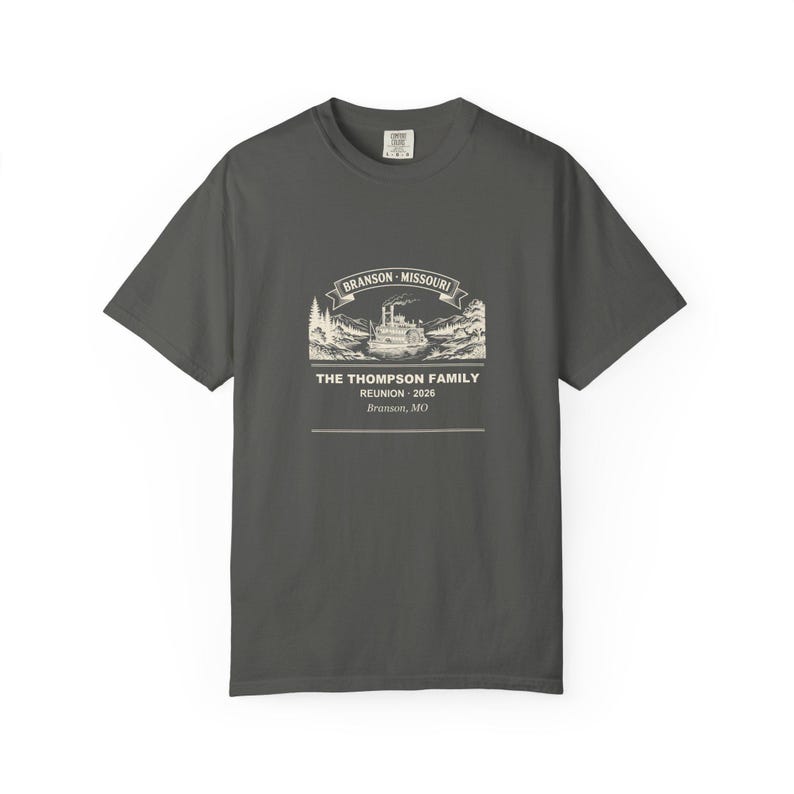 Camiseta para reunión familiar 2026 Branson personalizada, camiseta de grupo para vacaciones con nombre a juego, camiseta para fin de semana de reunión familiar, idea de regalo para reunión. imagen 2
