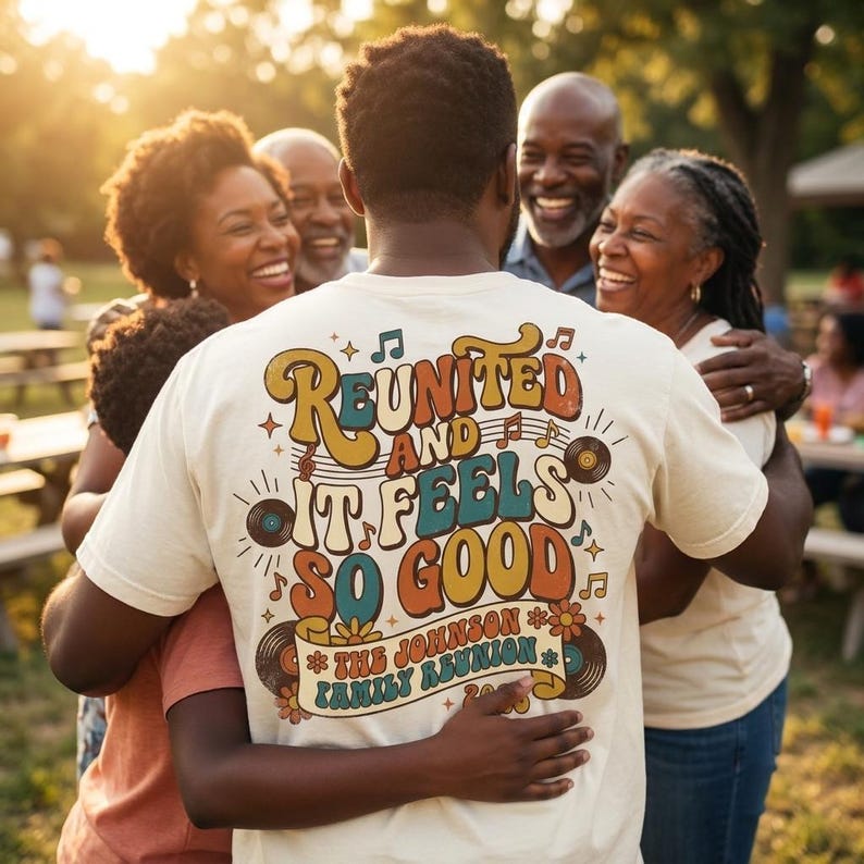 Reunited and It Feels So Good Shirt, Black Family Reunion 20 image 1