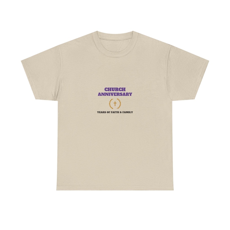 Affordable Church Anniversary Shirt Personalized | Custom Church Name, Year & Est., Matching Celebration Tee image 2