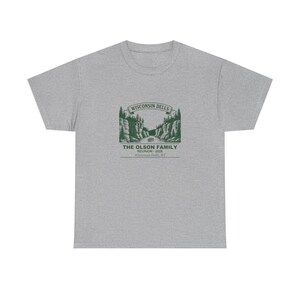 Personalized Family Reunion Shirt 2026 Wisconsin Dells, Custom Name Matching Family Tee afbeelding 3