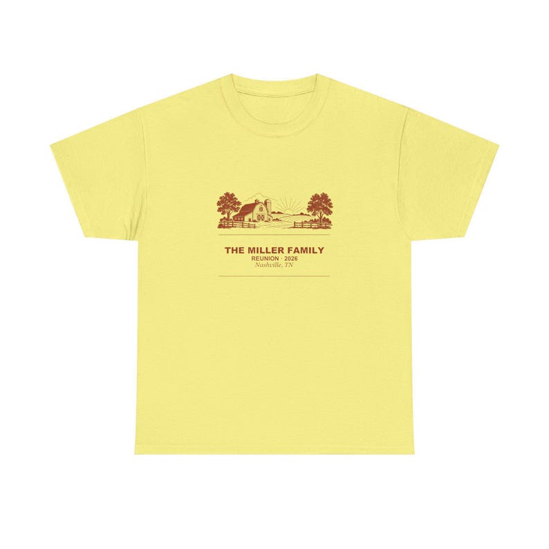 Farm Family Reunion Shirt 2026, Custom Name Matching Tee, Country Reunion Group Gift, Personalized Farmhouse Outfit, Family Gathering image 2