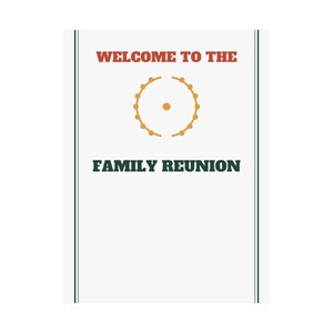 Family Reunion Welcome Sign Classic Poster Personalized | Custom Name, Year & Location image 10
