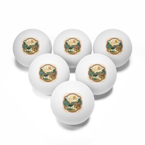 Cookout Reunion Family Ping Pong Balls 6pc | Reunion Party Favor, Game Night image 2