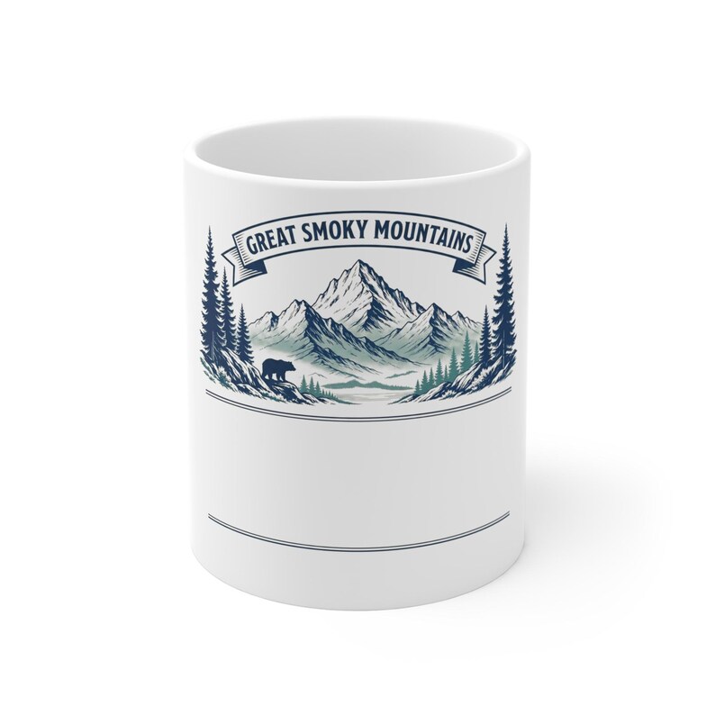 Personalized Family Reunion Mug: Smoky Mountains 2026 Custom Name Coffee Cup image 1