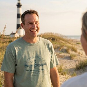 Personalized Family Reunion Shirt Outer Banks 2026, Custom Name Matching Group Tee, Beach Family Vacation Top, Coastal Reunion Gift image 1