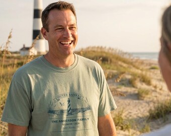 Personalized Family Reunion Shirt Outer Banks 2026, Custom Name Matching Group Tee, Beach Family Vacation Top, Coastal Reunion Gift