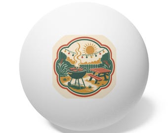 Cookout Reunion Family Ping Pong Balls 6pc | Reunion Party Favor, Game Night