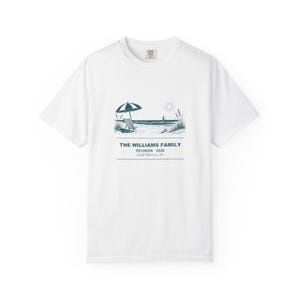 Personalized Family Reunion Beach Shirt 2026, Custom Name Matching Group Tee, Vacation Family Outing image 3